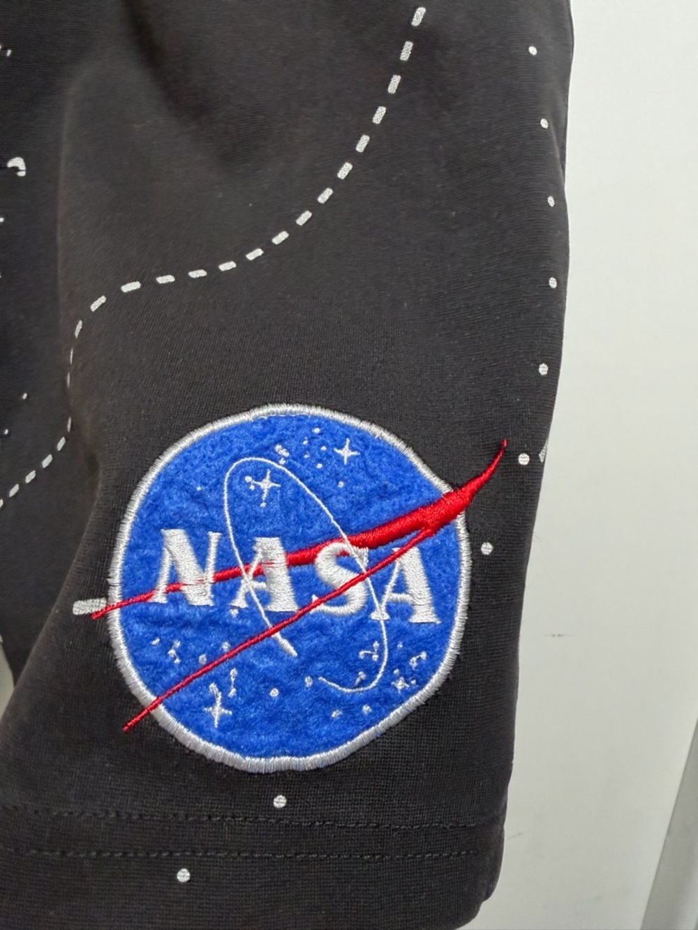 Hudson Outwear Mens NASA Moon Graphic Shorts Hip-hop Loose Comfort Lounge Sz XL - Picture 2 of 8